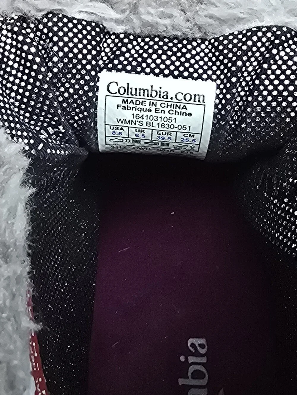 Columbia size good